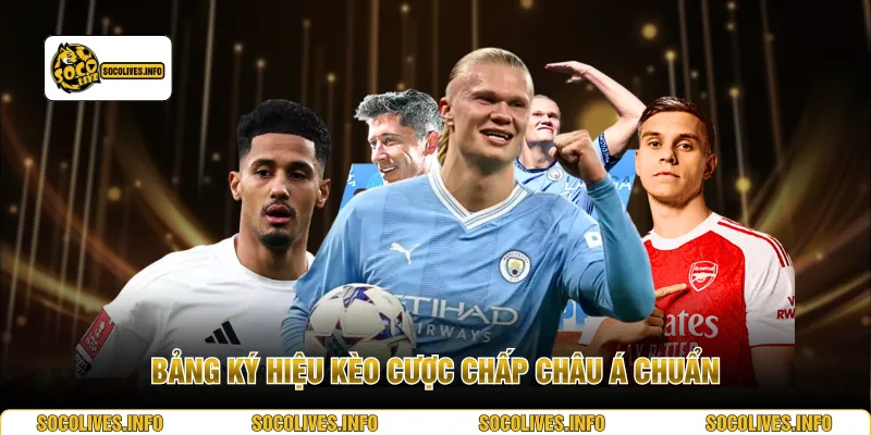Bảng ký hiệu kèo cược chấp châu Á chuẩn